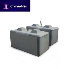Solid concrete block for wallhigh-performance