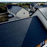 Plain roof tile WESTERLANDflatlargefiber cement