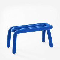 Contemporary bench BOLDsteelpolyurethane foamwithout backrest