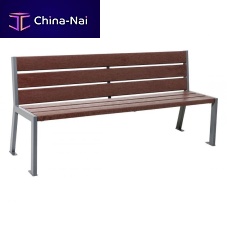 Contemporary public bench Silaos®steelzincrecycled plastic
