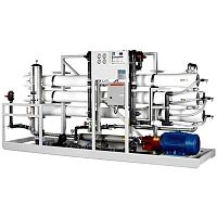 Reverse osmosis water purification unit processindustrialfor the food and beverage industry