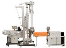 Blown film extrusion line 300 / 400 / 550 seriesfor thermoplasticscompactfor food film
