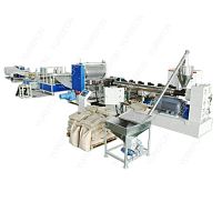 Plastics recycling extrusion line YRF seriesdimpled sheetfor HDPE