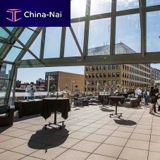 Glass conservatory EVOLUTION LEAN-TOaluminumtempered glasspolycarbonate
