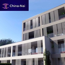 Metal solar shading F20for facadewindowvertical