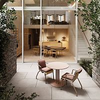 Contemporary chair Eoliasoutdoorindoorwicker