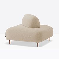 Contemporary ottoman buddy oasi 206-207fabricaluminumsquare