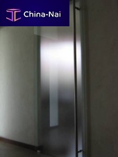 Aluminum sliding system Yokasstainless steelglass doorwall-mounted