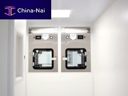 Clean room pass-through wall-mountedwith HEPA filter