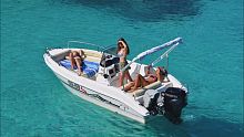 Outboard center console boat 53 S Enica6-person max.sundeck
