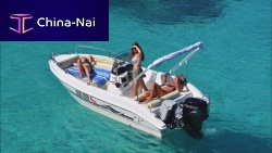 Outboard center console boat 53 S Enica6-person max.sundeck
