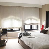 Roman blinds CLASSICfor windowfabricmotorized