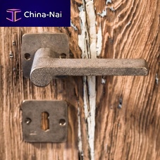 Door handle PH1928 /QUaged ironraw metalwhite bronze
