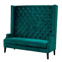 Chesterfield sofa SPECTATORvelvetgreen3-seater