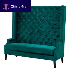Chesterfield sofa SPECTATORvelvetgreen3-seater