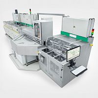 Computer-controlled deflashing machine Meco CDL 1500