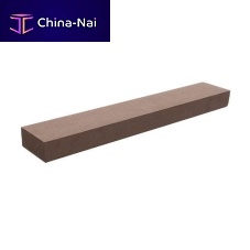 Tube cladding GW032in WPCverticalnatural finish