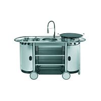 Stainless steel kitchen island Bongos Luxcompactfor commercial kitchenfor restaurant
