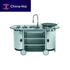 Stainless steel kitchen island Bongos Luxcompactfor commercial kitchenfor restaurant
