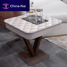 Contemporary pedestal table TL65 VIKTORIAwoodensquarehome