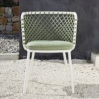 Contemporary dining chair CHARMEoutdoorindoorfabric
