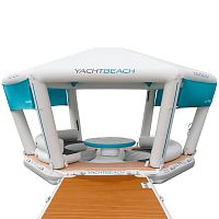 Yacht platform Pavilion Beachclubfloatinginflatablefor boats