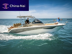 Inboard express cruiser Taurus EFBtwin-engineopencenter console