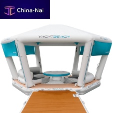 Yacht platform Pavilion Beachclubfloatinginflatablefor boats