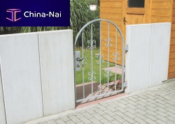 Fence with panels Lgardenconcrete