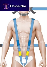 Shoulder fixation strap Pull Systemfor operating tablesbodywith Velcro® closure