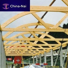 Wooden roof truss SPA FRANCORCHAMP glulamprefab