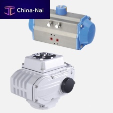 Electromechanical valve actuator pneumaticrotary