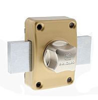 Steel barrel bolt ALPHAfor doorwhitegolden