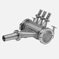 Multi-channel flow divider stainless steel