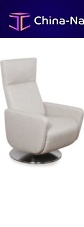 Contemporary armchair RELAXfabricrecliningcentral base