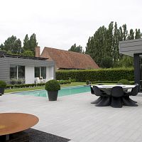 Poolside tile PEPPERINO DARK CHISSELEDfor floorgranitematte