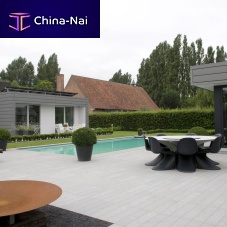 Poolside tile PEPPERINO DARK CHISSELEDfor floorgranitematte