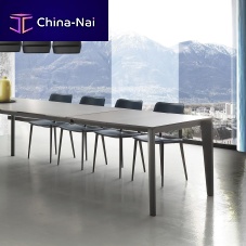 Contemporary table S07.MERLINOglassHPLmelamine