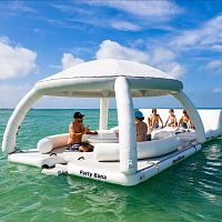 Platform water toy Party Banafor yachtsinflatable