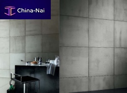 Wall-mounted decorative panel CIMENTO® SMOOTHwoodconcretesmooth
