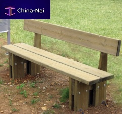 Traditional garden bench 4151190pinewith backrestwithout armrests