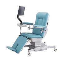 Electric chemotherapy chair YA-DS-D034-sectionon castersadjustable backrest