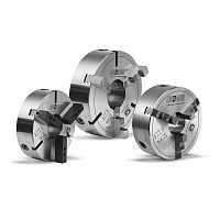 Self-centering turning chuck DUO-DUX3-jawfor latheshigh-precision