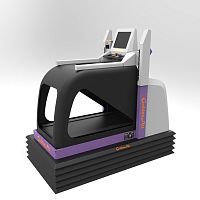 Treadmill with weight support air chamber