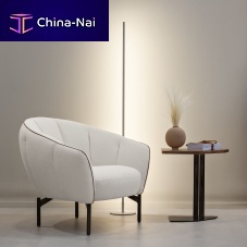 Contemporary armchair Perlafabricleatherwooden