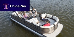 Outboard pontoon boat Skye SEC14-person max.11-person max.
