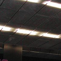 Aluminum suspended ceiling stainless steelstripfor office