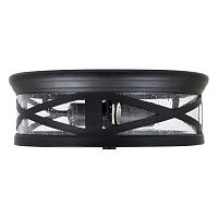 Traditional ceiling light WELLESLY SEED DRUMroundglassmetal