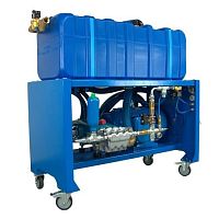Plunger pump waterfor chemicalswith electric motor