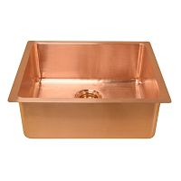 Single-bowl kitchen sink KSUMSBwithout drainboardcopperovermount